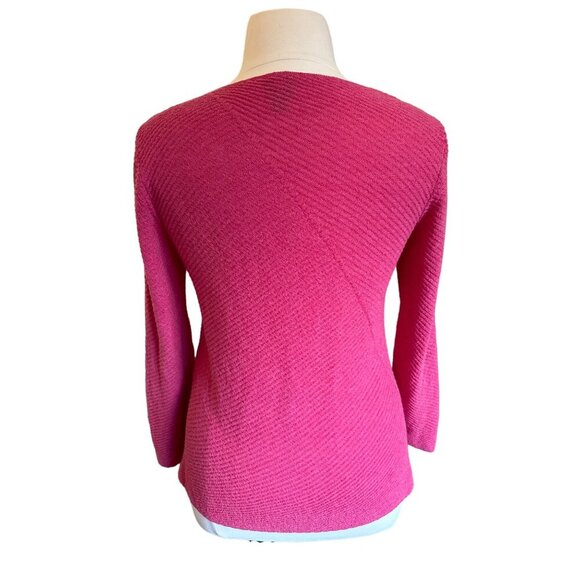 Eileen Fisher Wool V-Neck Pull Over Light Sweater Large - Picture 4 of 7